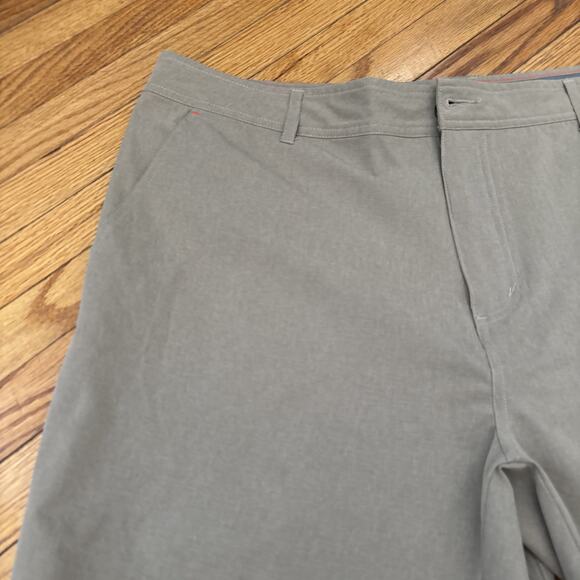 Free Country Mens 42 Gorpcore Tan Khaki Taconic Rip Stop Cargo Hiking Shorts - Picture 2 of 13